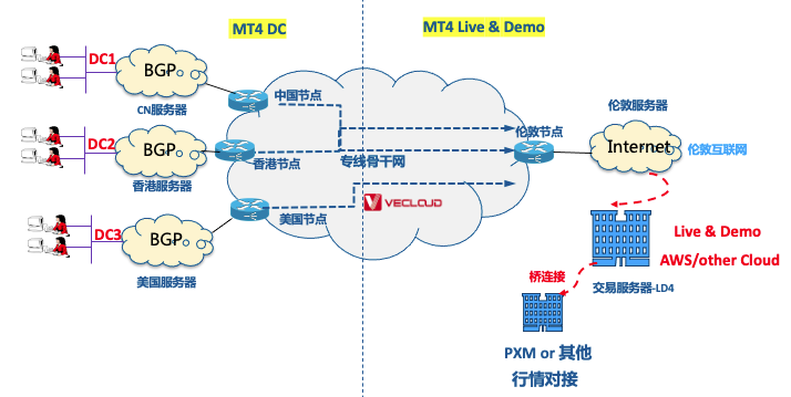 LD4 MT4与MT5网络方案