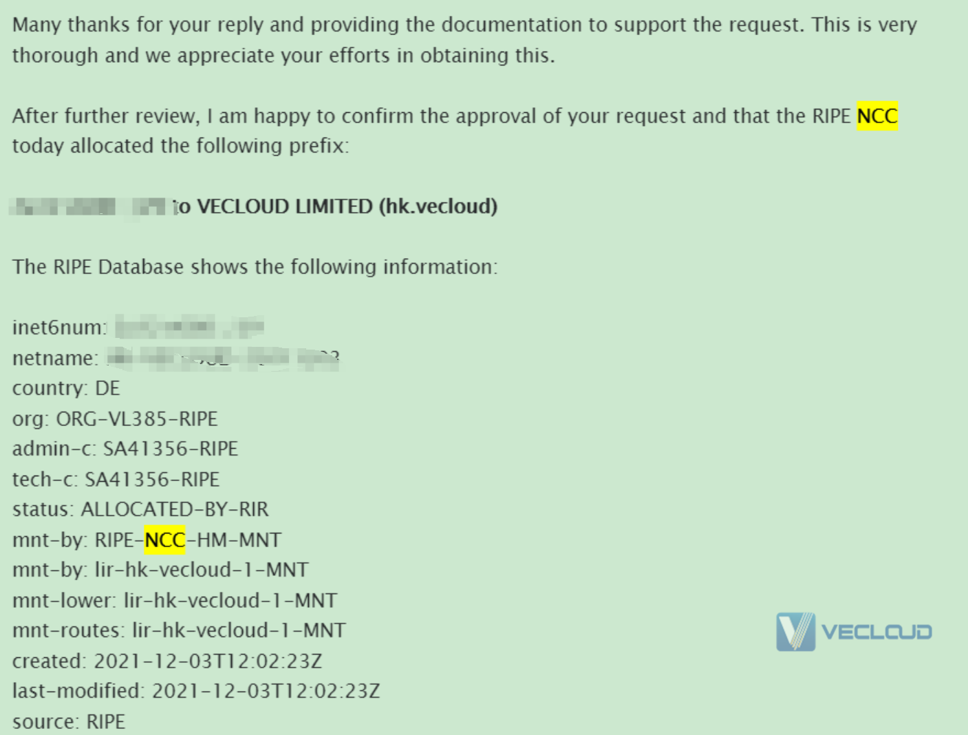 亚洲香港公司如何在欧洲RIPE申请IPV4地址AS号码